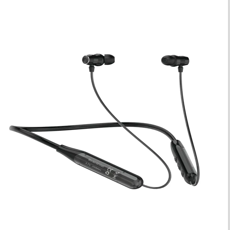 Transparent 2 wireless neckband earbuds with ENC, 250mAh battery, magnetic earbuds, and smooth sound quality