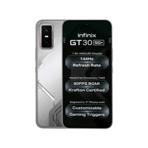 Infinix GT 30 smartphone with 1.5K 144Hz AMOLED display, MediaTek Dimensity 7400 5G processor and 64MP camera