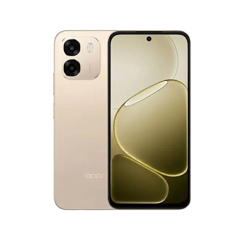 OPPO A6 Gold smartphone with 6.75-inch 120Hz HD+ display, Snapdragon 685 processor and 50MP AI dual camera