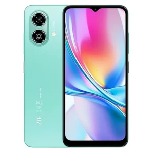 ZTE Blade A35e Mint Green smartphone with 6.52-inch 90Hz HD+ display, 8MP camera and 5000mAh battery
