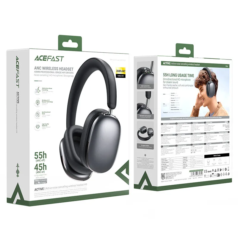 ACEFAST H9 active noise cancelling wireless headset - Image 7