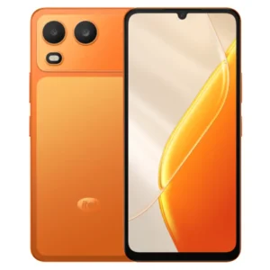 itel A200 Plus Comet Orange smartphone with 6.75-inch 120Hz display, 13MP camera and 6000mAh battery
