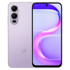 itel City 200 Vibe Purple smartphone with 6.78-inch 120Hz display, 50MP camera and 5200mAh battery