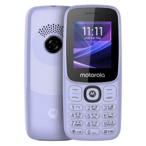 Motorola Moto A300 Purple feature phone with 2.0-inch display, 1000mAh battery, Bluetooth support and dual SIM
