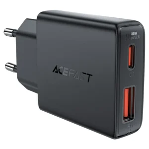 ACEFAST A69 PD30W GaN USB-A USB-C Ultra Thin EU Charger