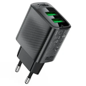 ACEFAST A86 12W Dual USB-A Wall Charger EU Plug